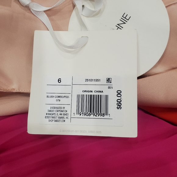 Women's Pleated Dress  CUSHNIE x Target Pink/Red Size 6 NWT - Picture 6 of 11